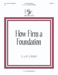 How Firm a Foundation Handbell sheet music cover Thumbnail